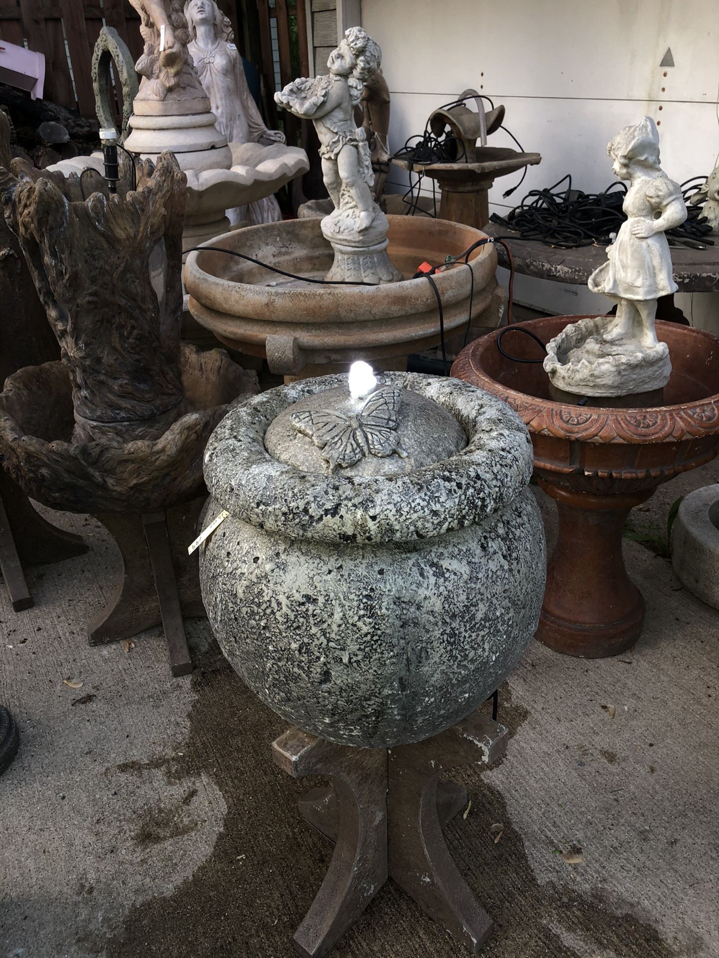 Concrete Water Fountain