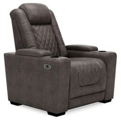 Hyllmont Power Recliner with Adjustable Headrest - New - Z Furniture Alexandria VA