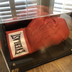 Signed GGG Boxing Glove In Case