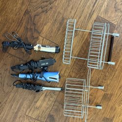 Storage Baskets And Hair Tools 
