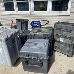 Pelican Storage Containers Heavy Duty Need Cleaning 