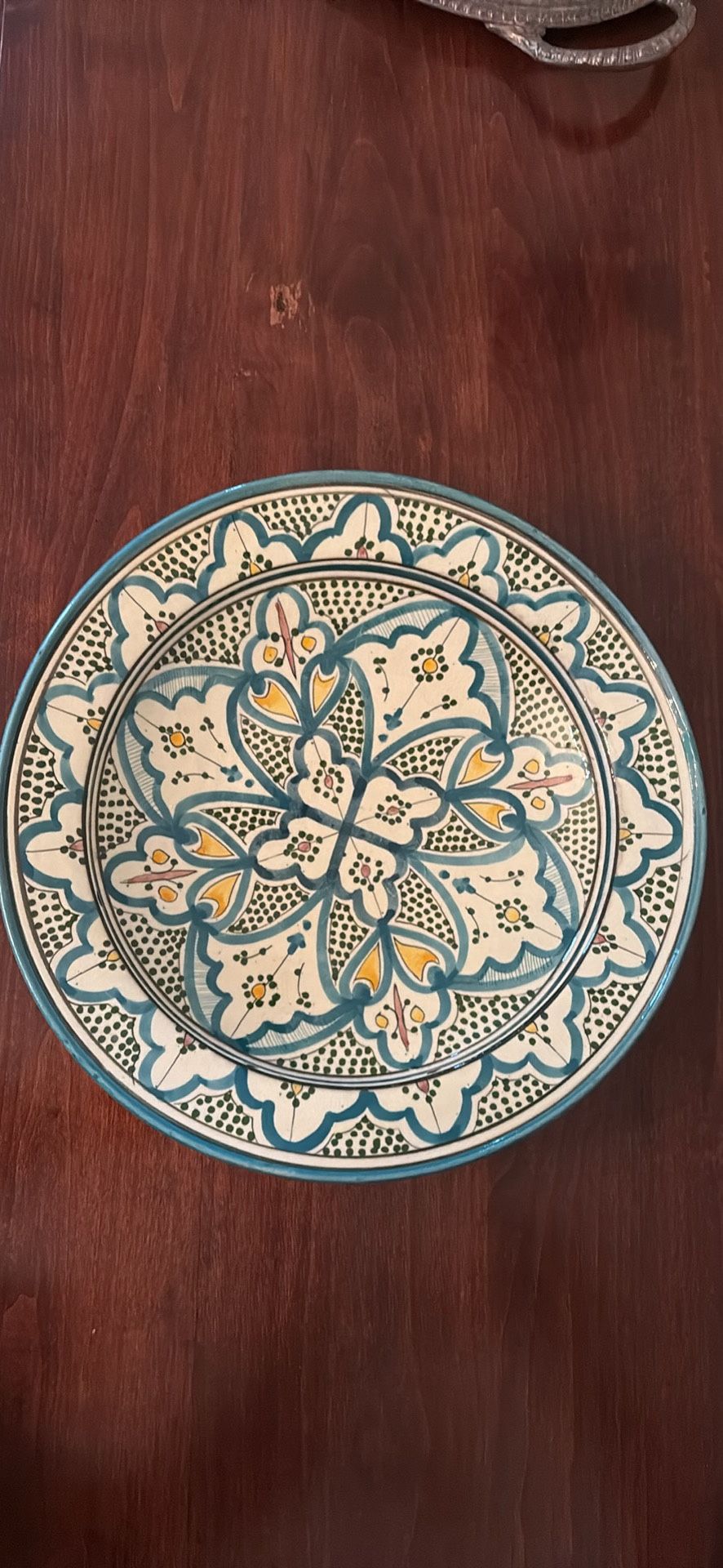 Moroccan inspired ceramic bowl