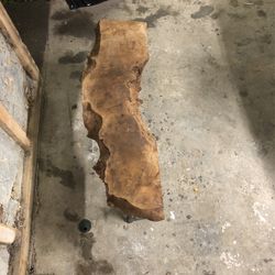Red wood slabs