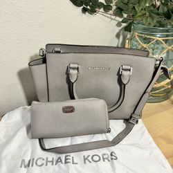 Michael Kors Selma Bag With Matching Wallet