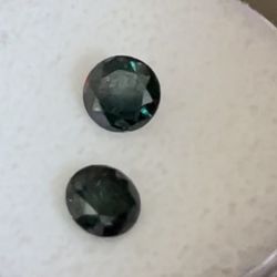 1.06 Ct. Natural Matching Blue Diamond Rounds 