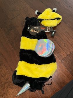 NWT Thrills & Chills Bumblebee Plush Dog  Costume- size L