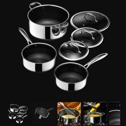 Hybrid Pot Set with Lids, 6-pc