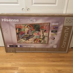 Hisense 55" Class S7 CanvasTV 4K QLED Google Smart TV **BRAND NEW**