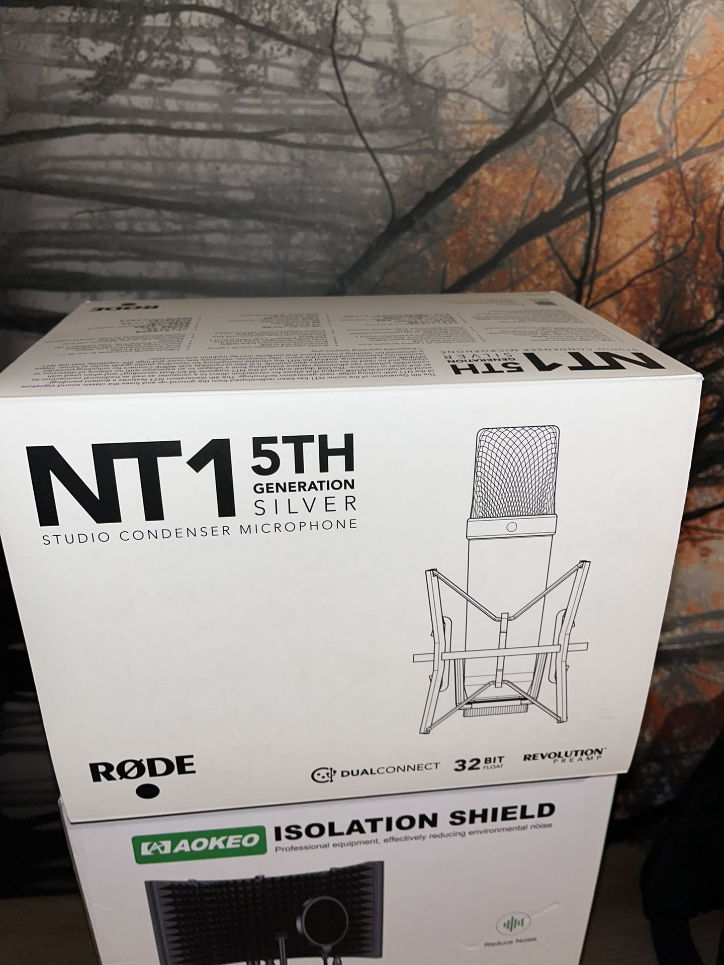 (RODE)NT1 5TH Gen (Silver) Studio Microphone 