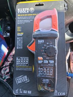 Klein 600a Digital Clamp Meter AND (3) Klein Hand Tools