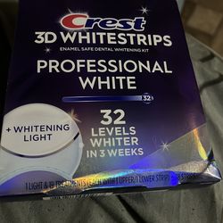 Crest 3D whitestrips professional white 32 levels