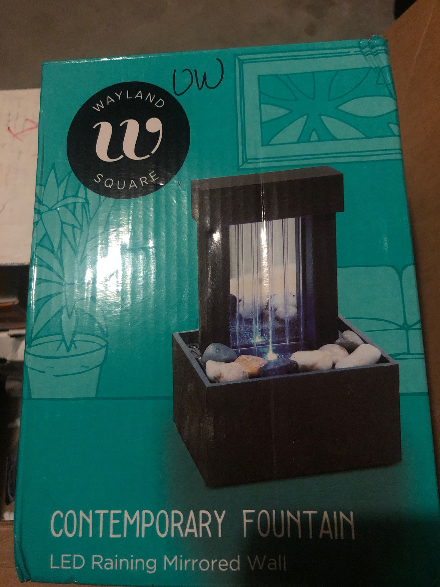 Led Raining Mirrored Wall