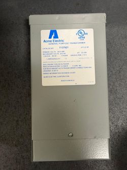 Acme Electric 1.5 kVA Transformers (240/480V to 24/48V)