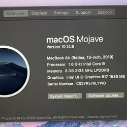 MacBook Air 13” - Space Gray