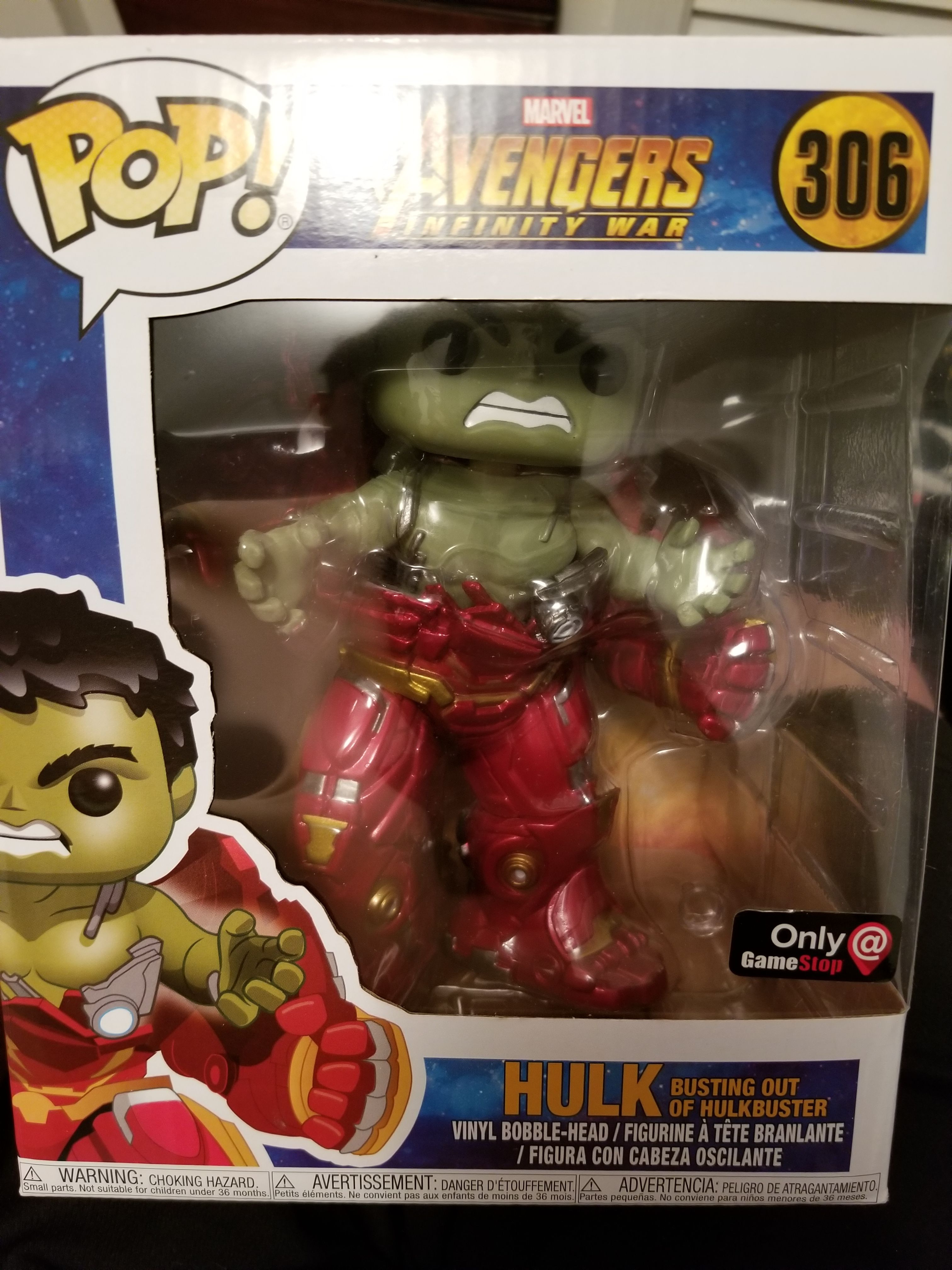 Funko Pop Hulk Buster #306 New! (Exclusive Gamestop) for Sale in