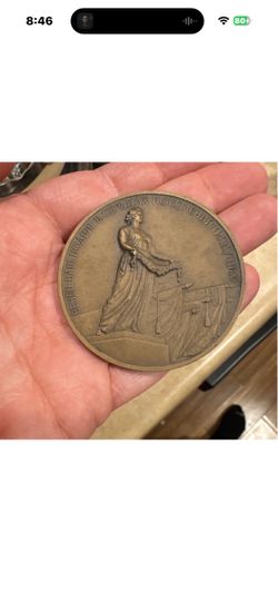 🤩🔥🔥Incredible Find🤫Soviet Russian Bronze Commemorative Medal