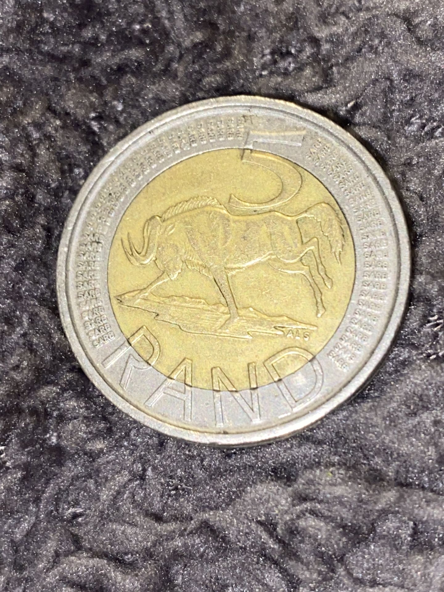 2010 Five Rand Coin