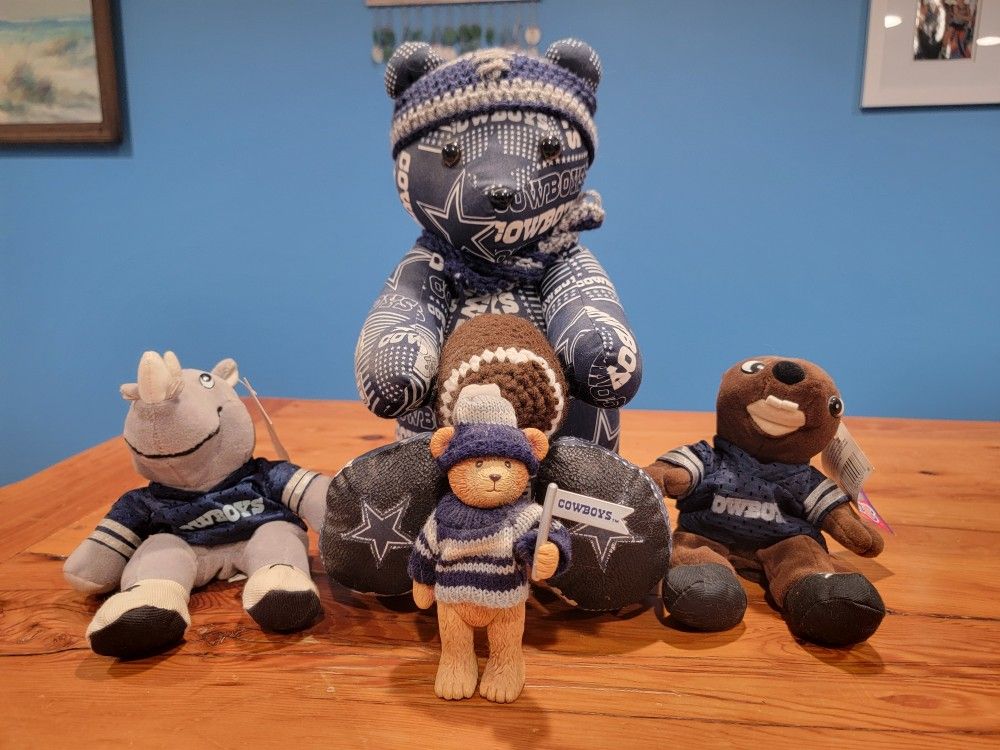 Dallas Cowboys Stuffed Bear With Friends