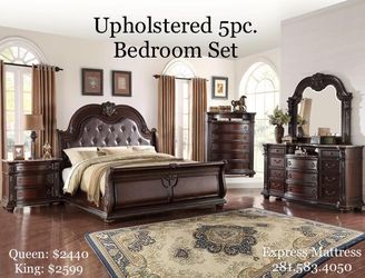 Upholstered 5pc. Bedroom Set