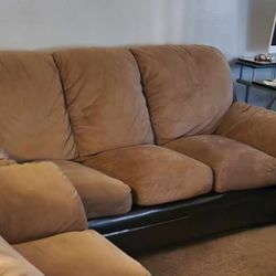 Brown Living  Room Couch