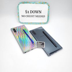 Samsung Galaxy Note 10 Plus 5G - 90 DAY WARRANTY - $1 DOWN - NO CREDIT NEEDED 
