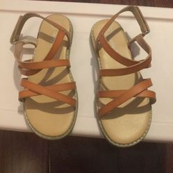 Cat & Jack Toddler Brown Sandals Size 11