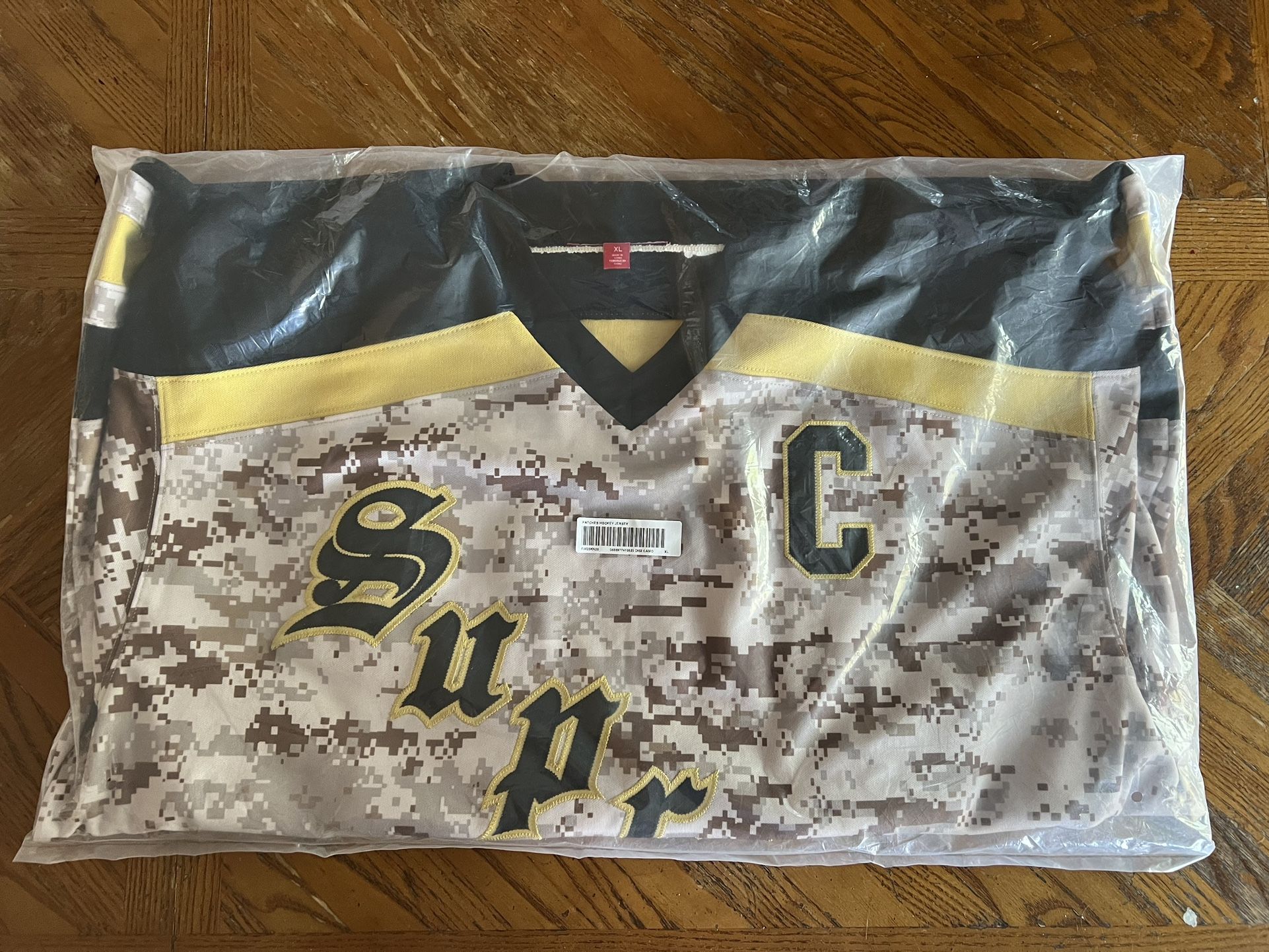Supreme Fire & Ice Hockey Jersey Digital Camo Size XL