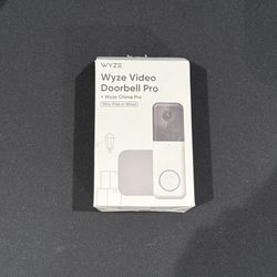 Wyze Video Doorbell Pro + Chime Pro – Wireless/Wired 2K HD Smart Camera