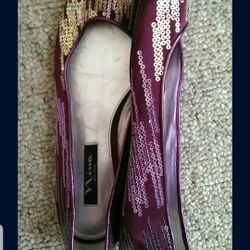 2 Pair Ladies Size 9 Flats Like New