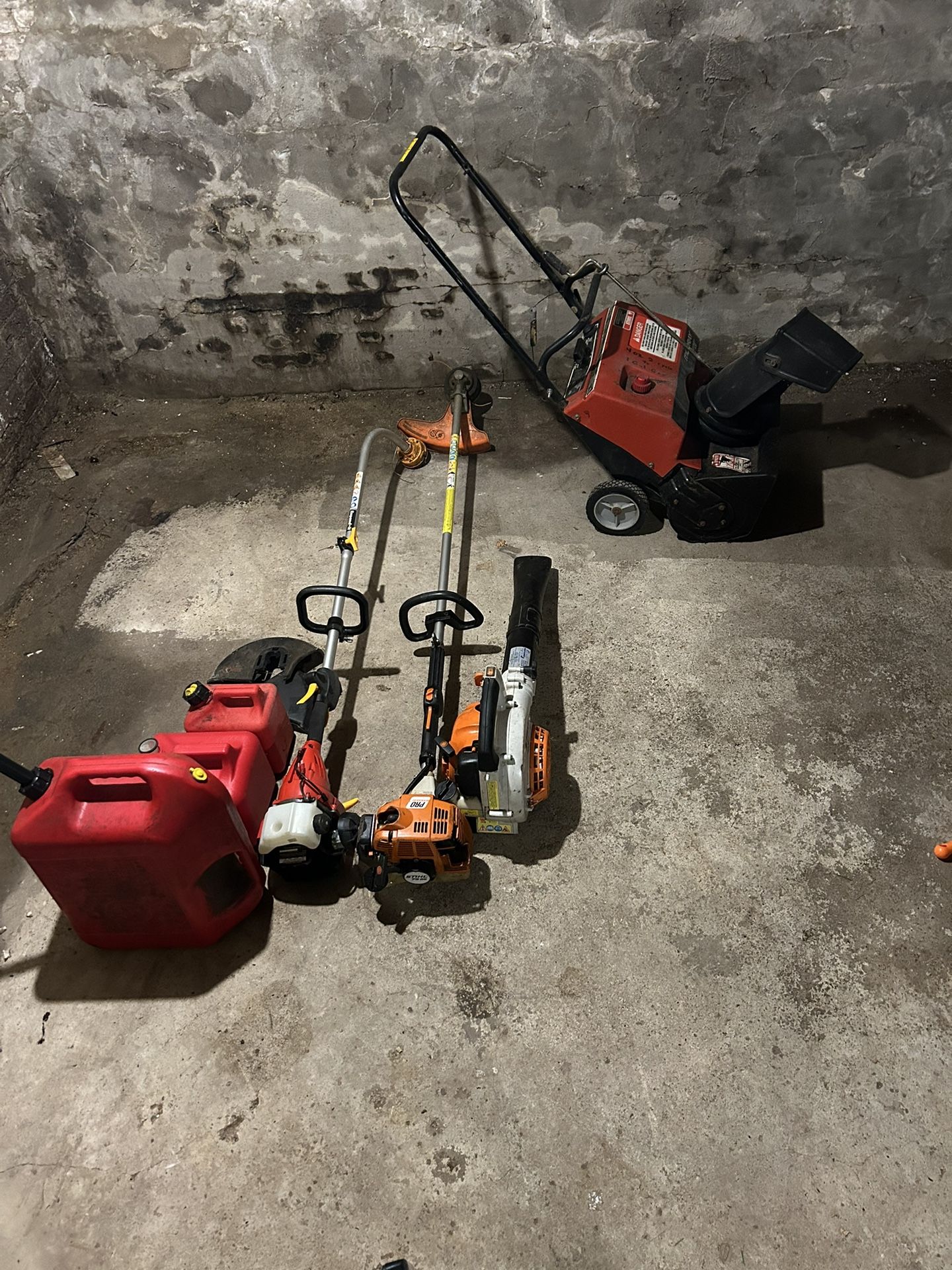 Weed Whacker And Snow Blower