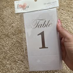 Table Cards 