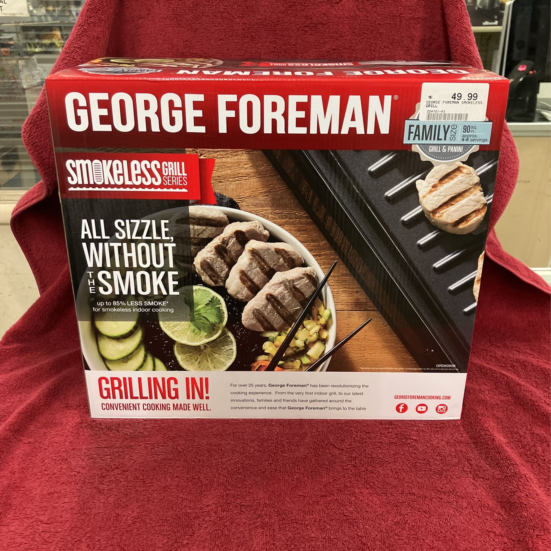 Foreman Smokeless Grill & Panini GRD6090B for Sale in Phoenix