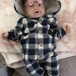 23” Silicone Baby girl doll