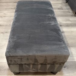 Ottoman- dark gray