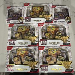 Pokemon 151 Zapdos &  Alakazam Collection Boxes