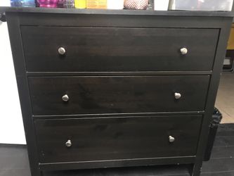 Black/Brown bedroom drawer
