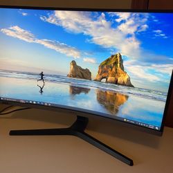 SAMSUNG 27-Inch CRG5 240Hz Curved Gaming Monitor 