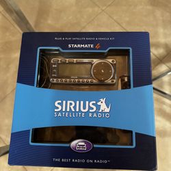 Sirius XM Starmate 4 Satellite Radio Receiver & Vehicle Kit ST4-TK1 BRAND NEW