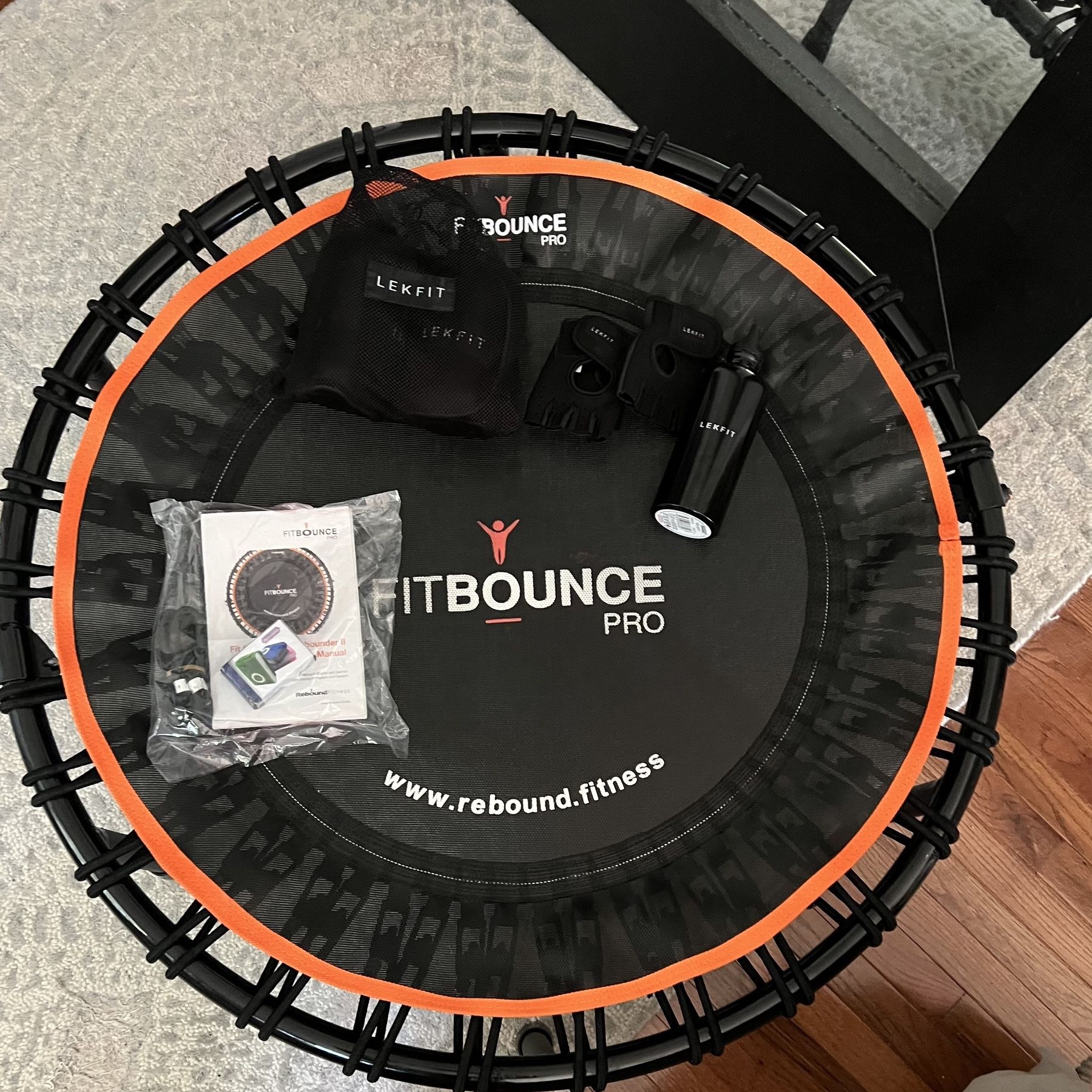 Fit Bounce Pro Rebounder Trampoline With Acessories for Sale in Decatur GA OfferUp