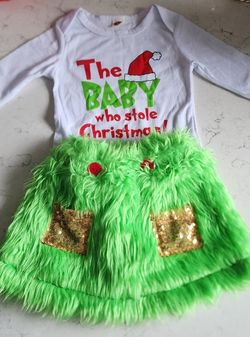 Grinch Baby Outfit