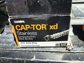 Cap-Tor Xd Stainless Steel Deck Screws