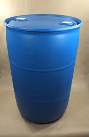 55 Gallon Plastic Rain Barrels 