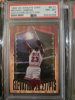Michael Jordan 1999 UD Athlete Century PSA 8