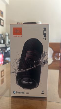 Brand New Black Jbl Flip 7 Bluetooth Speaker