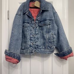 Levi’s Puffer Denim Jacket (size Large)