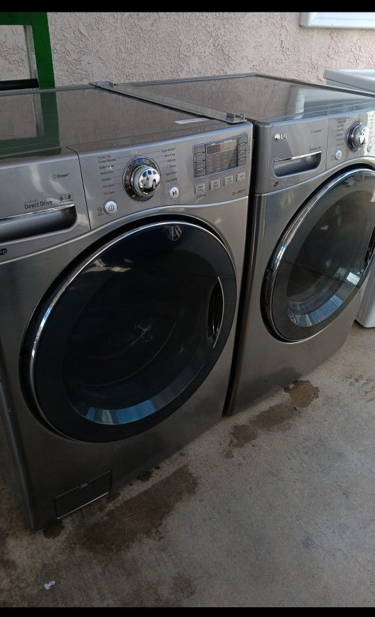 Stainless Steel Washer And Dryer Set Lg We Deliver And Install