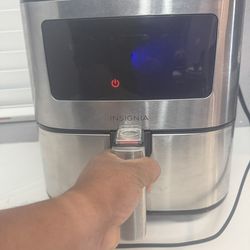 Insignia™ - 5-qt. Digital Air Fryer - Stainless Steel