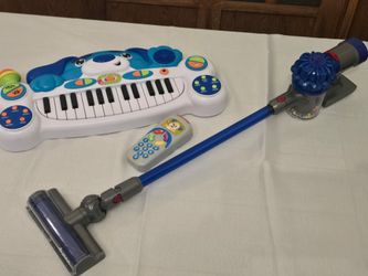 Kids Toy Lot – Piano, Remote, Dyson Vacuum