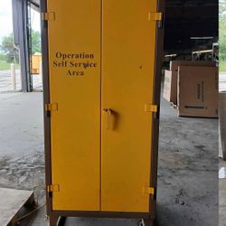 Strong Hold, 36W x 20" D x 78" H, Industrial Cabinet, Heavy-Duty, Welded and Assembled, 12-Gauge Steel, Dark Gray, 4 Adjustable Shelves with 1,900 lbs