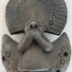 Vintage South American Clay Flute $75